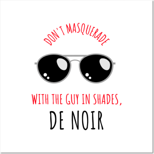 guy in the shades de noir Posters and Art